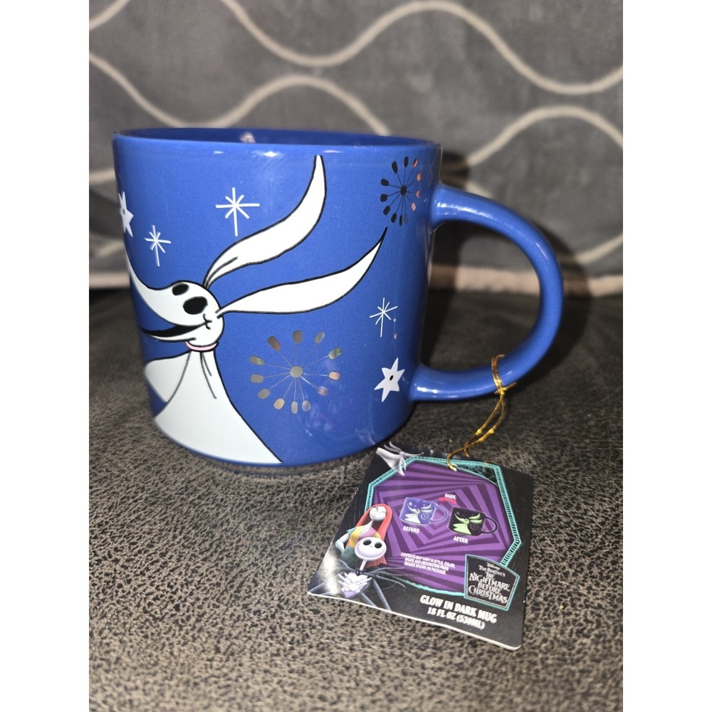 Nightmare Before Christmas Zero 2025 Glow In The Dark 18oz‎ Mug NWT